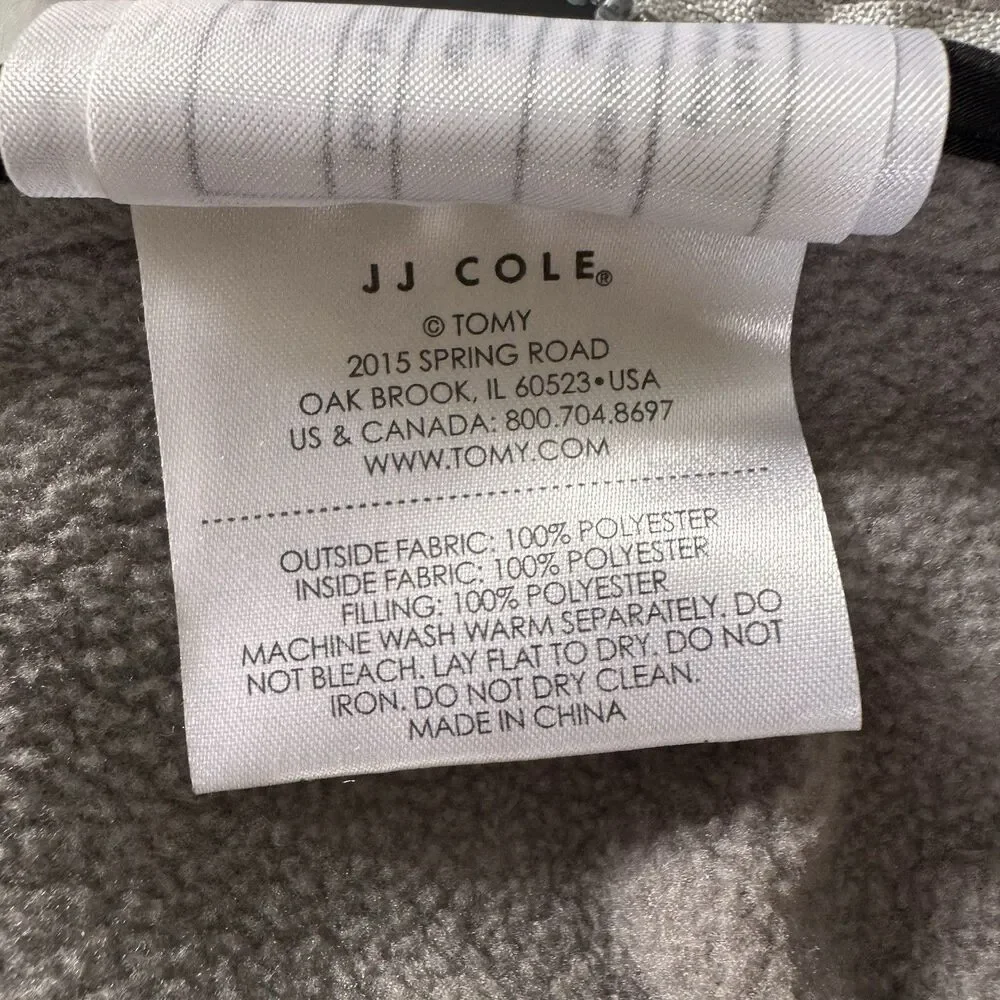 JJ COLE Infant Baby Car Seat Cover Warm Fleece Lining Unisex (Bx 2)